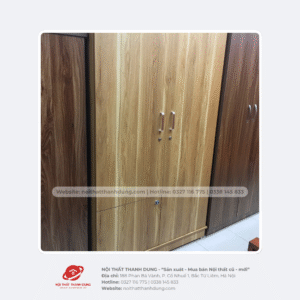 Tủ quần áo gỗ 2 cánh