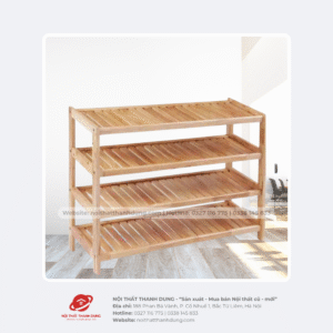 Kệ giày dép 4 tầng, rộng 800mm