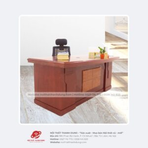 Bàn giám đốc nâu cánh gián 1m6