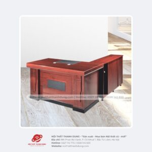 Bàn giám đốc nâu cánh gián 1m6