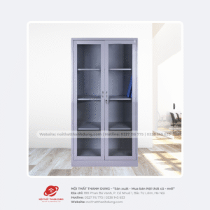 Tủ hồ sơ 2 cánh kính – Loại 2