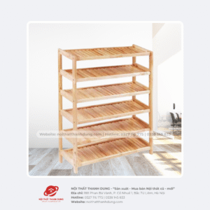 Kệ giày dép 6 tầng, rộng 800mm
