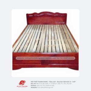 Giường gỗ keo 1,6m